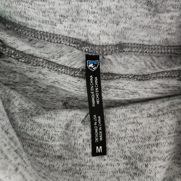 KUHL Lea grey Pullover Sweatshirt Cowl Neck - Women's medium - Picture 13 of 14